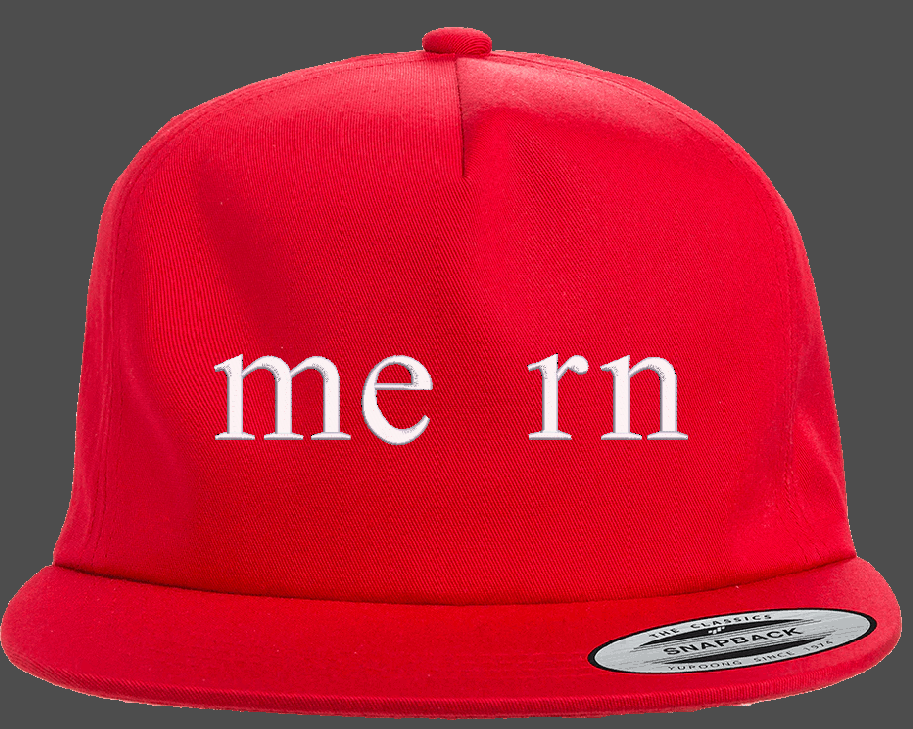 "me rn" Embroidered Hat